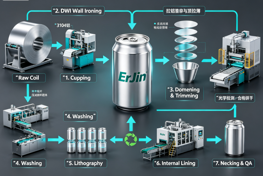 aluminum can production